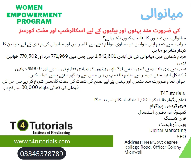 Women empowerment program